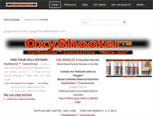 Tablet Screenshot of oxyshooter.com